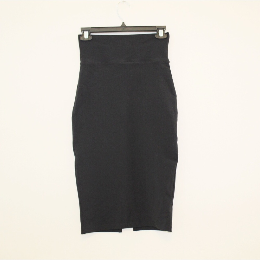 bebe Black Midi Skirt XS